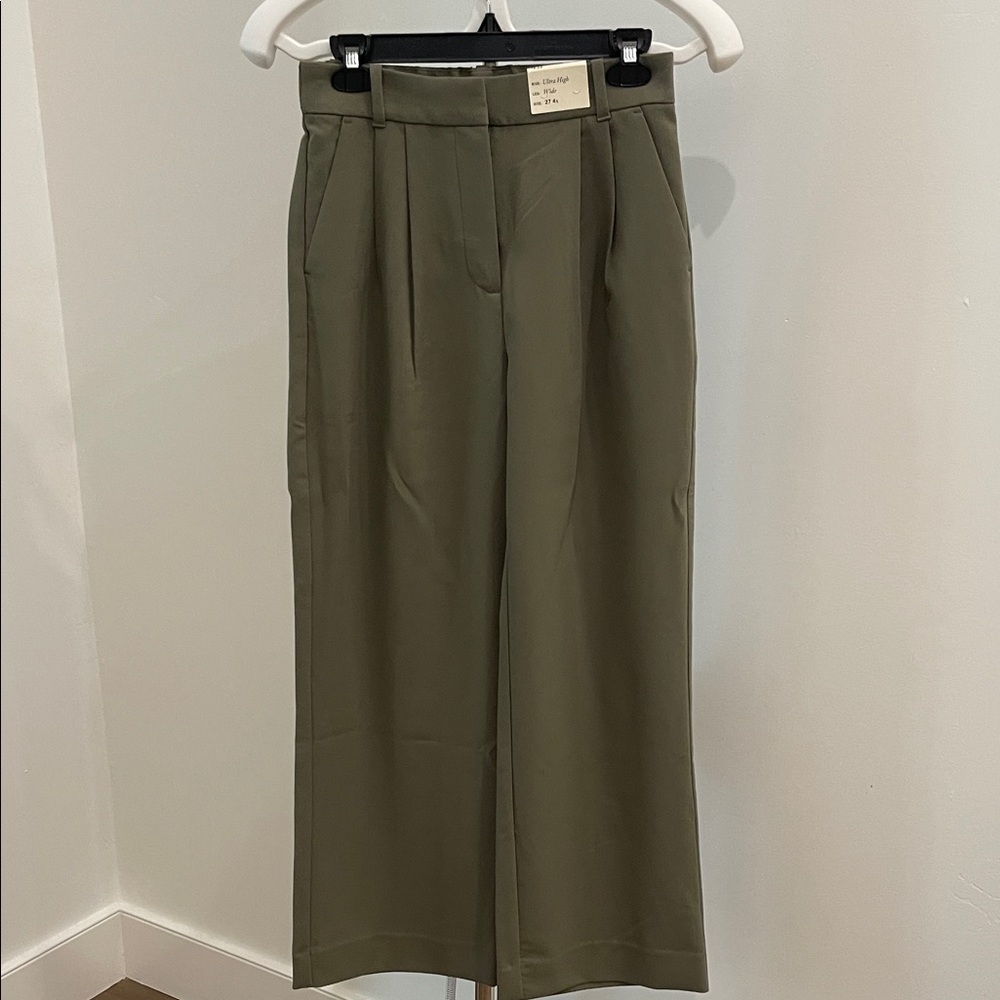 Abercrombie & Fitch Olive Green Trousers